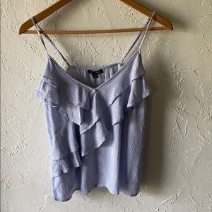 AE Ruffle Tank Blouse, Size XS